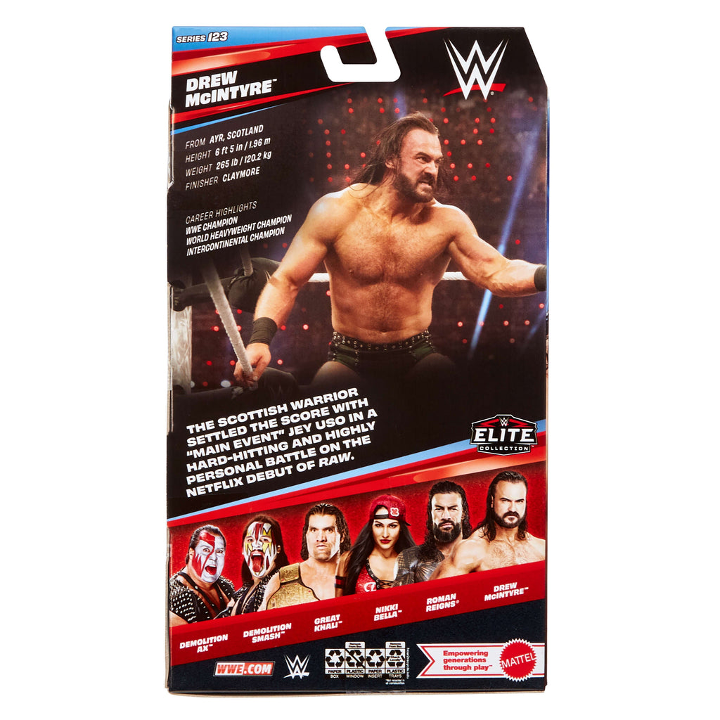 Wwe Figurine Articulée Élite Drew Mcintyre