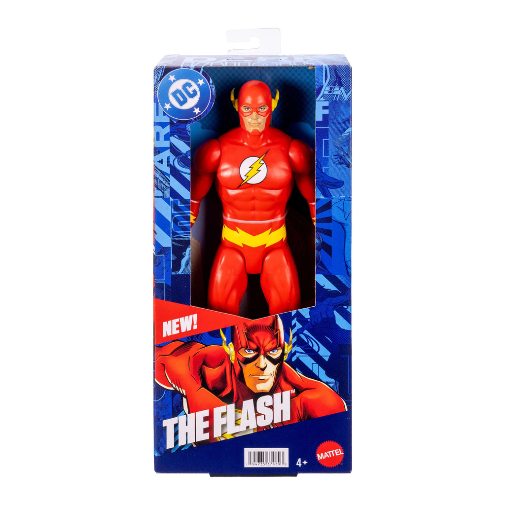 DC 12 Inch The Flash Action Figure, Classic Super Suit, 7 Points Of Articulation