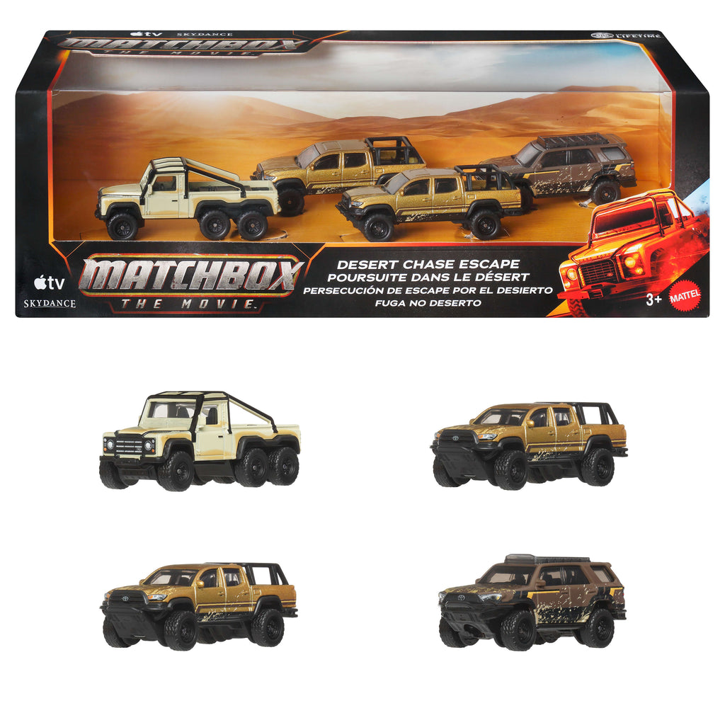 Matchbox Diecast Vehículo de Juguete Película Multipack Collector