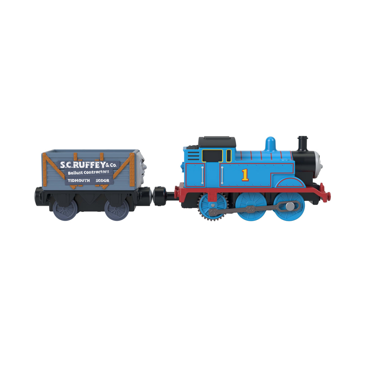 Locomotive Motorisée Thomas et ses Amis de Fisher-Price Wagon S.C. Ruffey