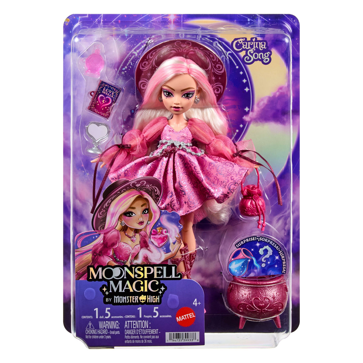 Monster High Moonspell Magic Muñeca Carina Song