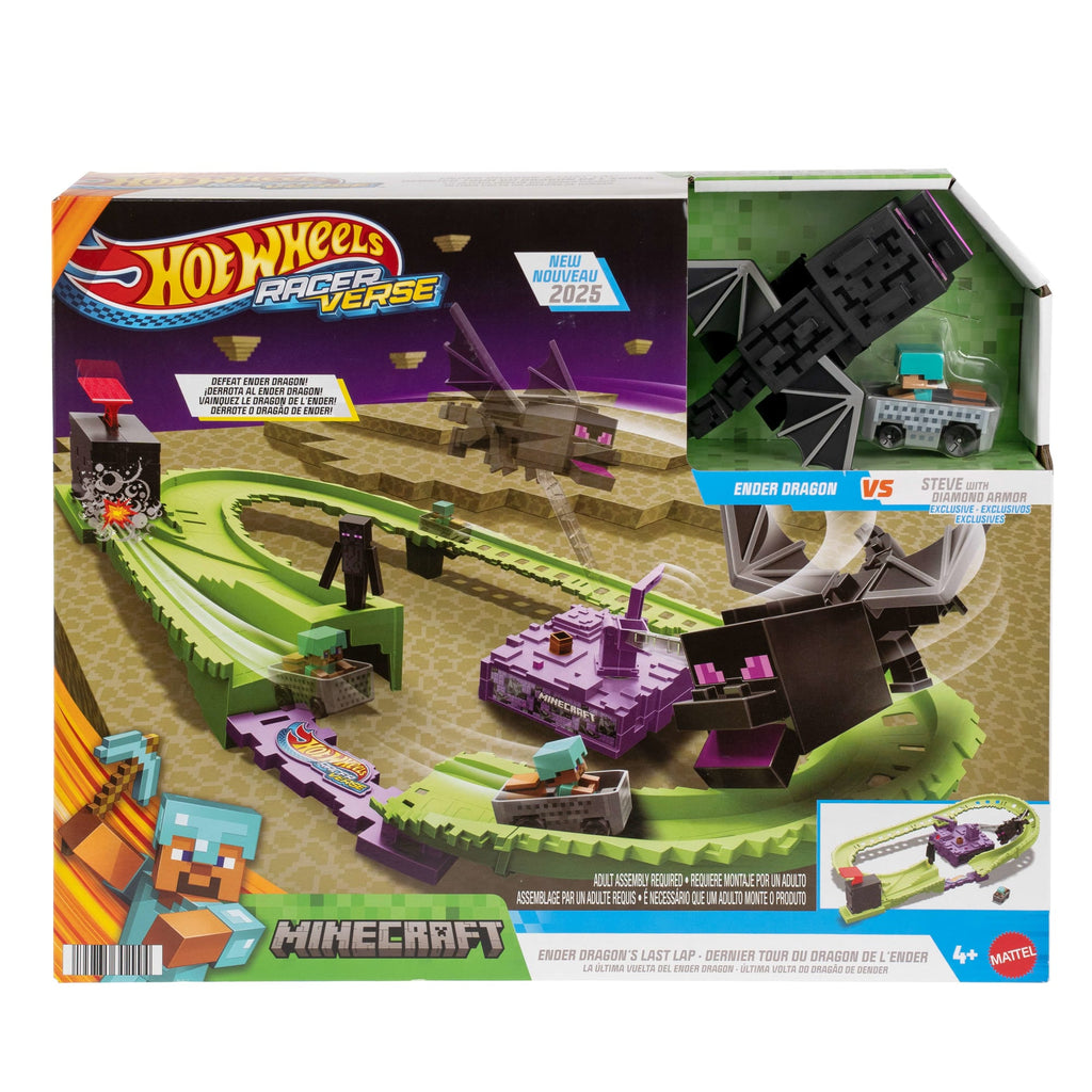 Hot Wheels RacerVerse Pista de Juguete Minecraft