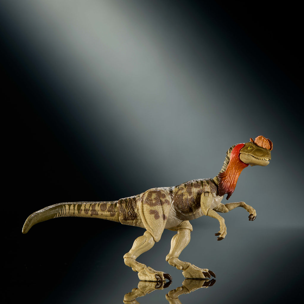Jurassic World Hammond Collection Dilophosaurus Dinosaur Figure, Deluxe Design And Articulation