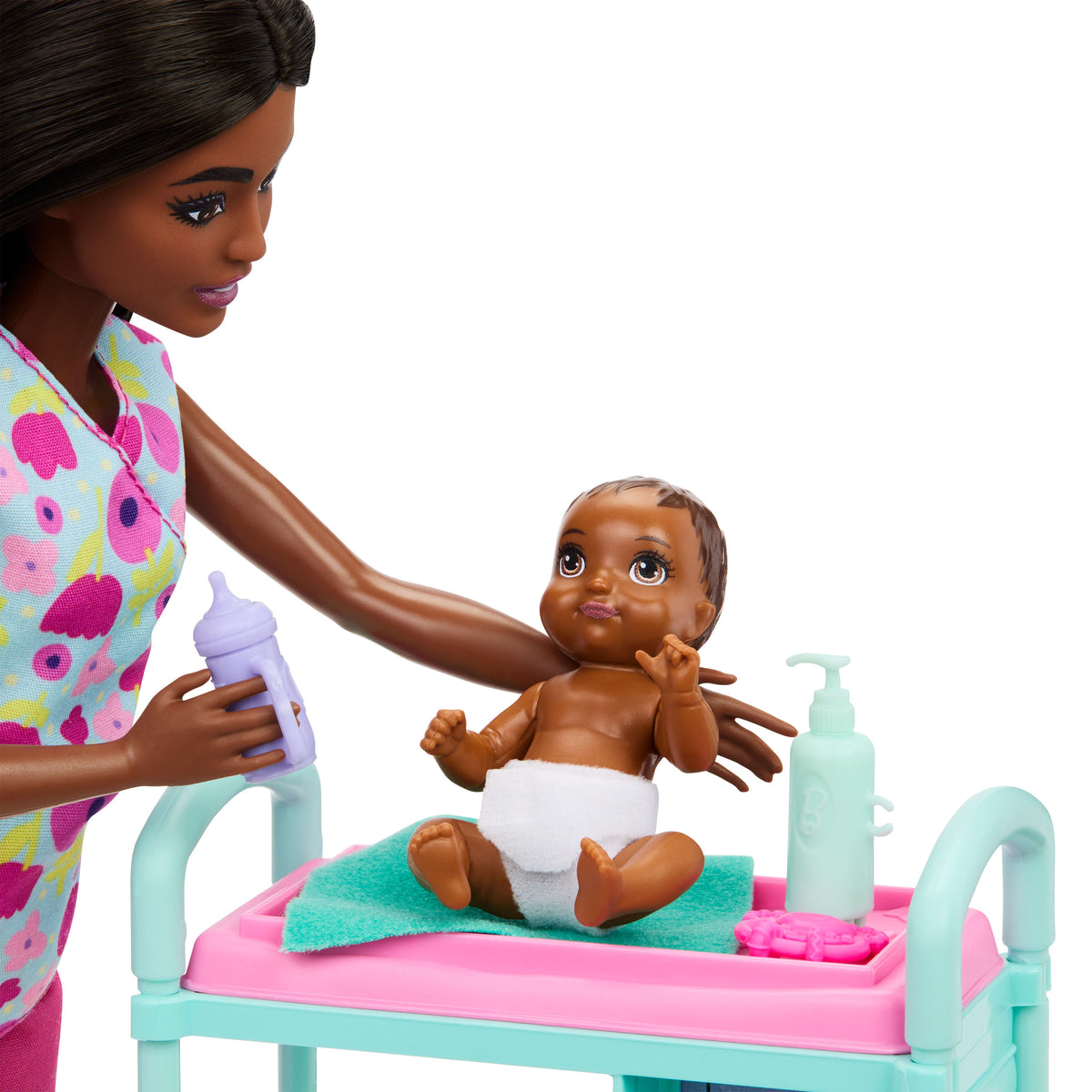 Barbie Careers Baby Doctor Playset With Brunette Fashion Doll, 2 Baby Dolls, Exam Table & Accessories