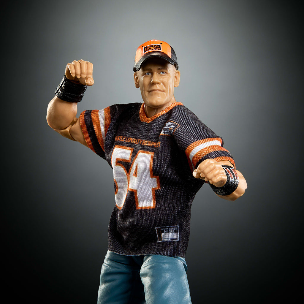 WWE Elite Collection Premium Live EVent John Cena Action Figure Set, Wrestlemania Collectible