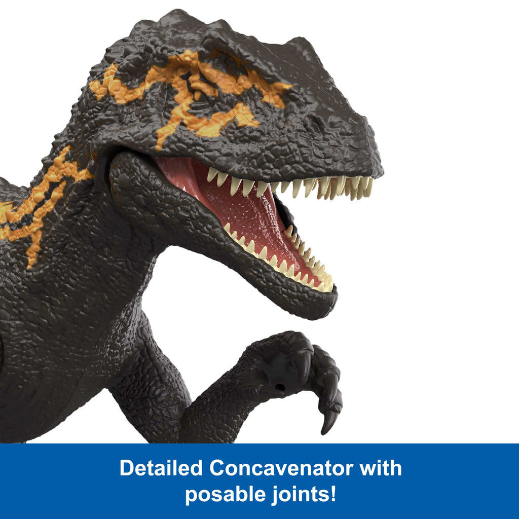 Jurassic World Dino Reveal Deluxe Concavenator Action Figure, Peel Off Color Change Toy