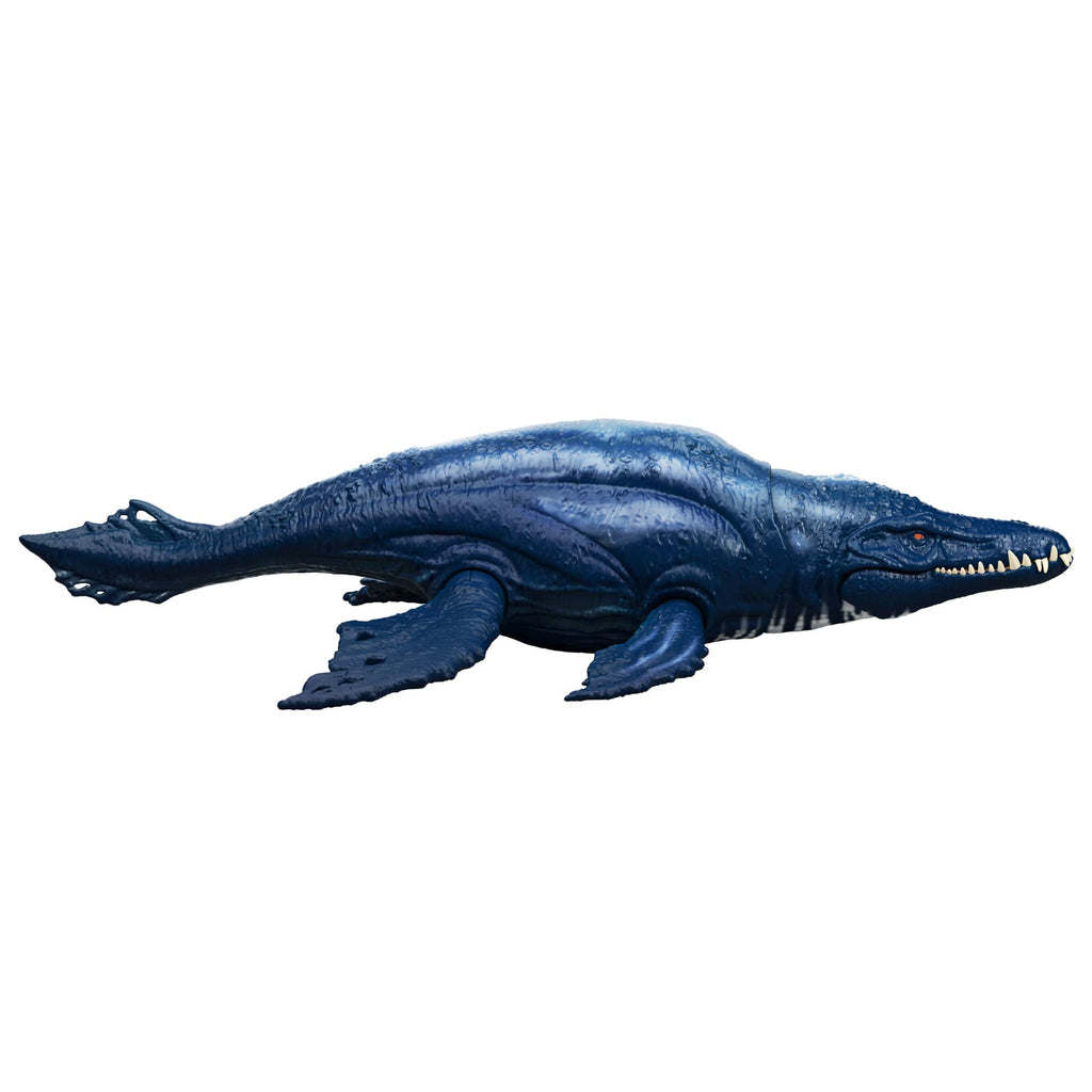 Jurassic World Wild Roar Brachauchenius Dinosaur Action Figure Toy, Attack, Light & Sound, Scan Code