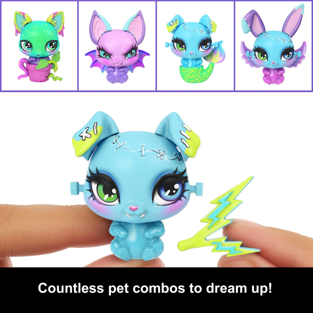 Monster High Frankie Stein Make-A-Monster Pet Doll Playset, 30+ Accessories For Countless Pet Combos