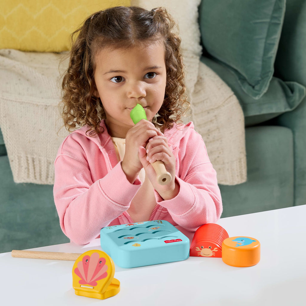 Coffret Cadeau Musical en Bois Amis de L’Océan Fisher-Price®