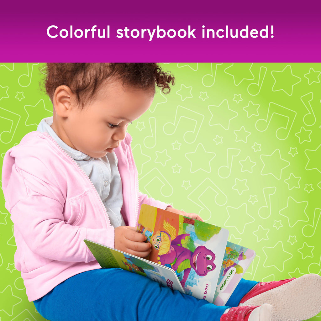 Fisher-Price Barney's World Barney & Baby Bop With Book