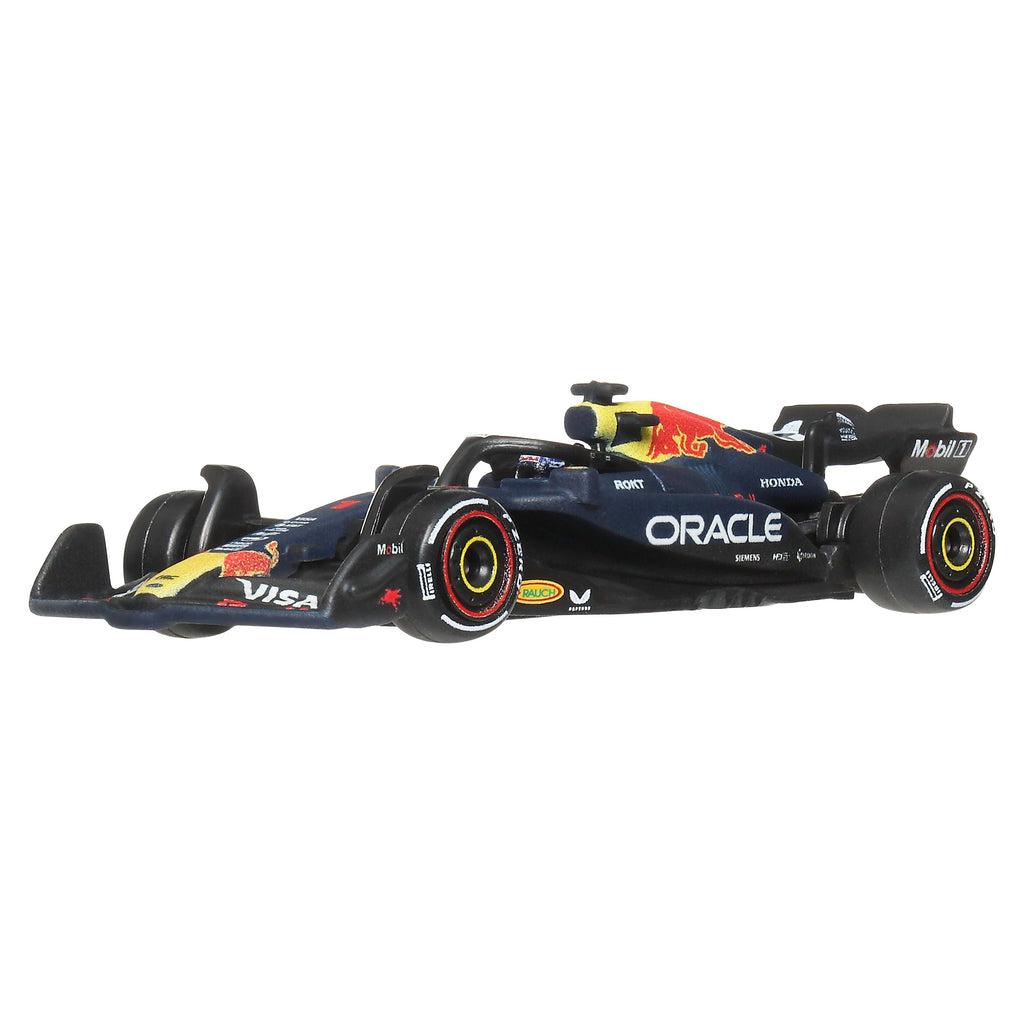 Hot Wheels Premium Formula 1 2-Pack Of Toy Cars, Oracle Red Bull Racing: Verstappen & Tsunoda