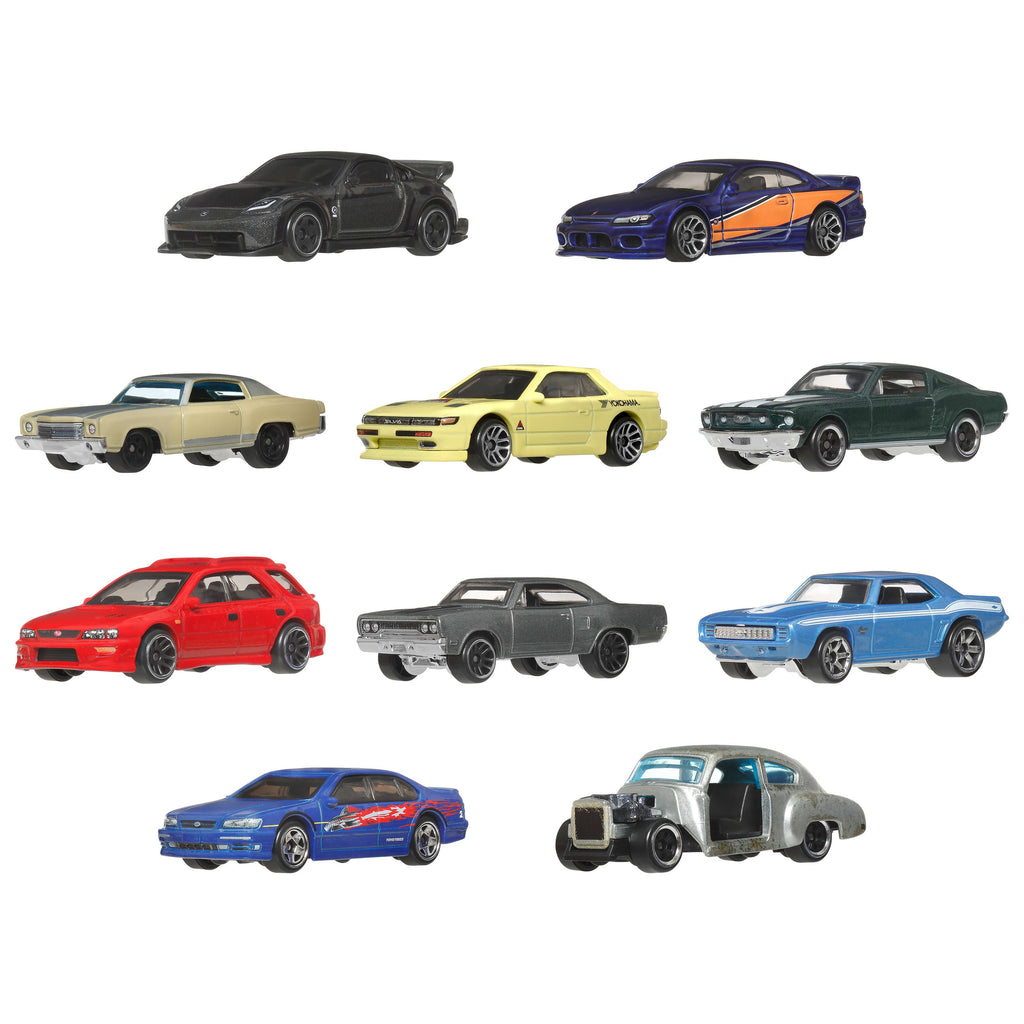 Hot Wheels Fast & Furious-Themed 10-Pack