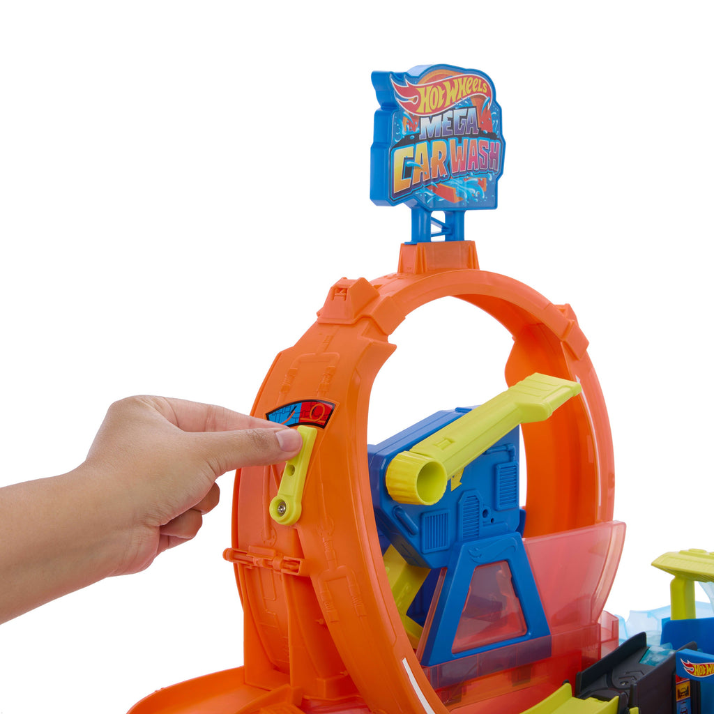 Hot Wheels City Méga Looping Station de Lavage