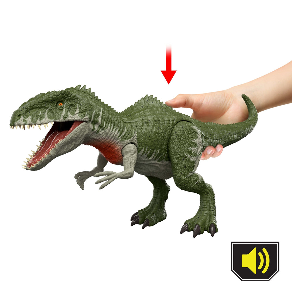 Coffret de 2Figurines de Dinosaures Jurassic World: Giganotosaure et Thérizinosaure