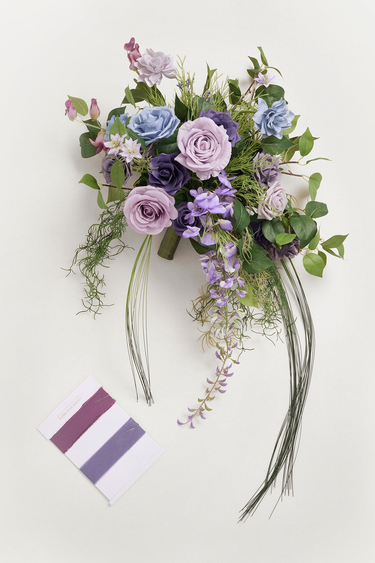 Small Free-Form Bridal Bouquet in Ethereal Purple Dream