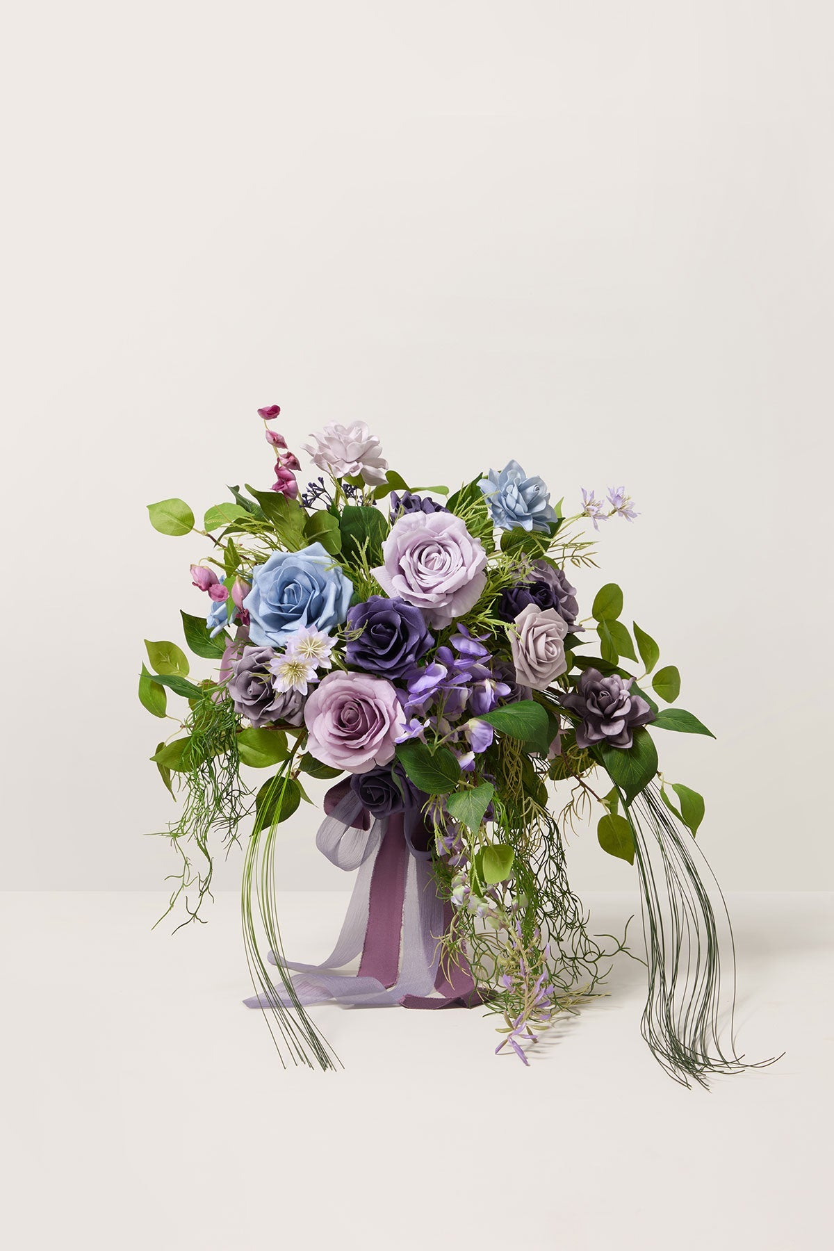 Small Free-Form Bridal Bouquet in Ethereal Purple Dream