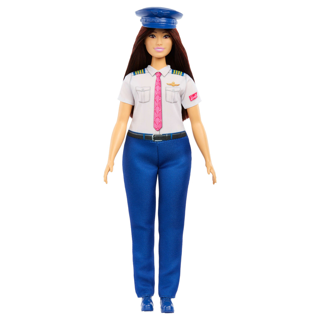 Barbie Profissões Boneca Piloto de Avião