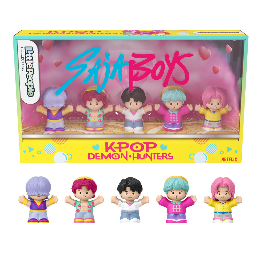 Little People Collector Kpop Demon Hunters: Saja Boys Special Edition Set, 5 Figures