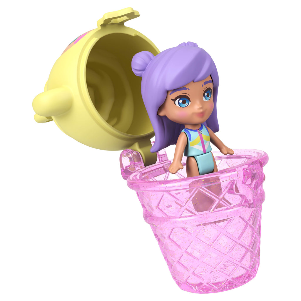 Polly Pocket Set de Juego Compacto Changuito Piña Colada
