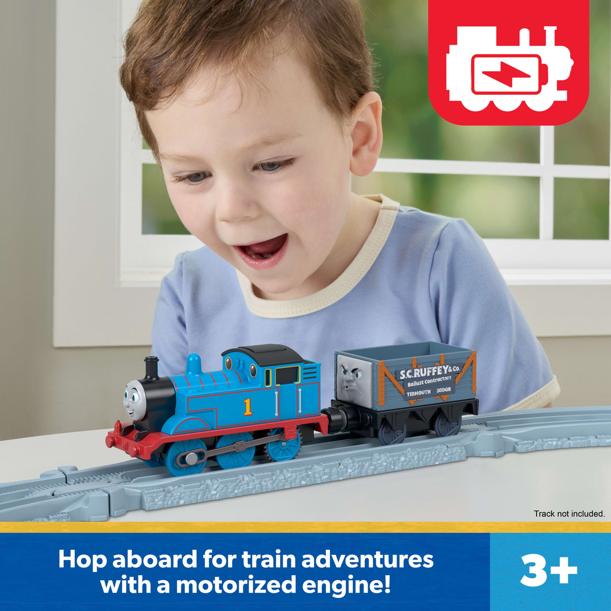 Thomas & Friends By Fisher-Price Motorized Engine, Battery-Powered Toy Train