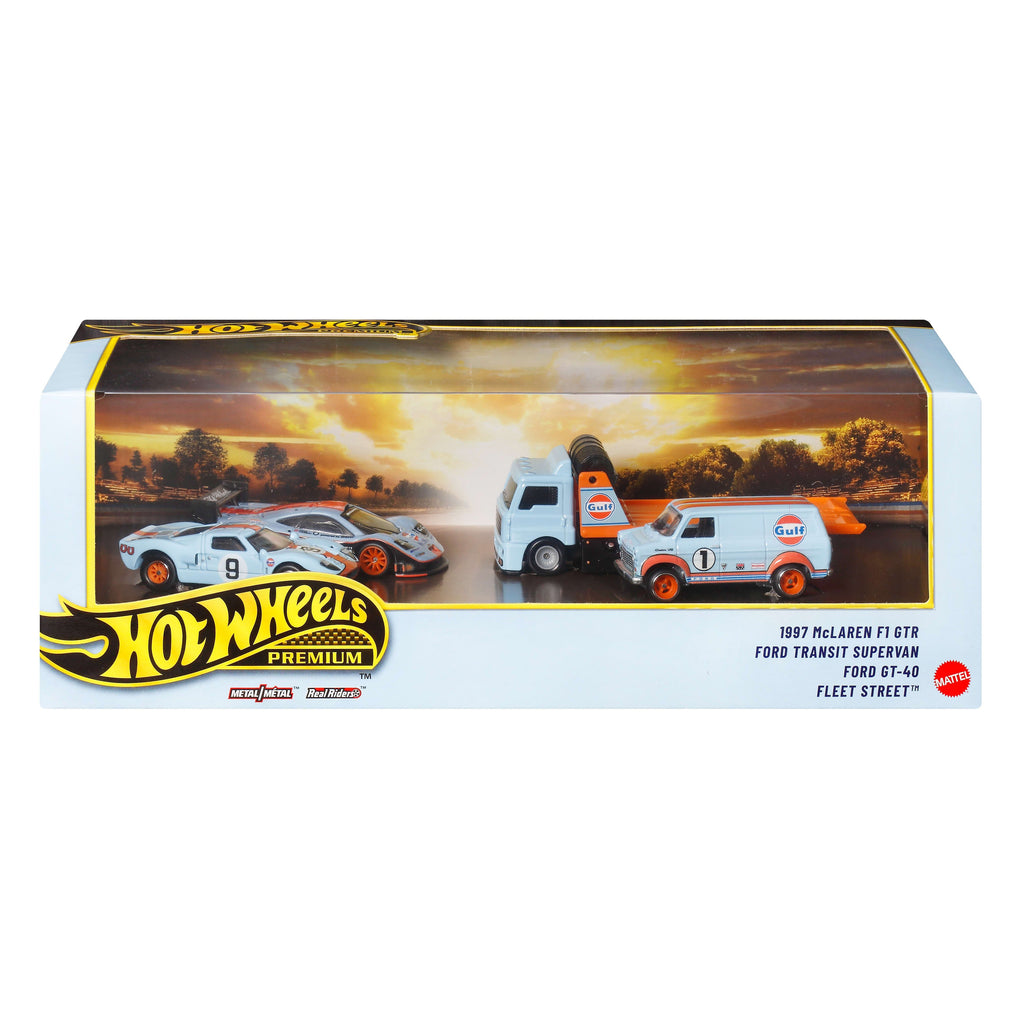 Hot Wheels Collector Veículo de Coleção Pacote Le Mans com 4 Carros