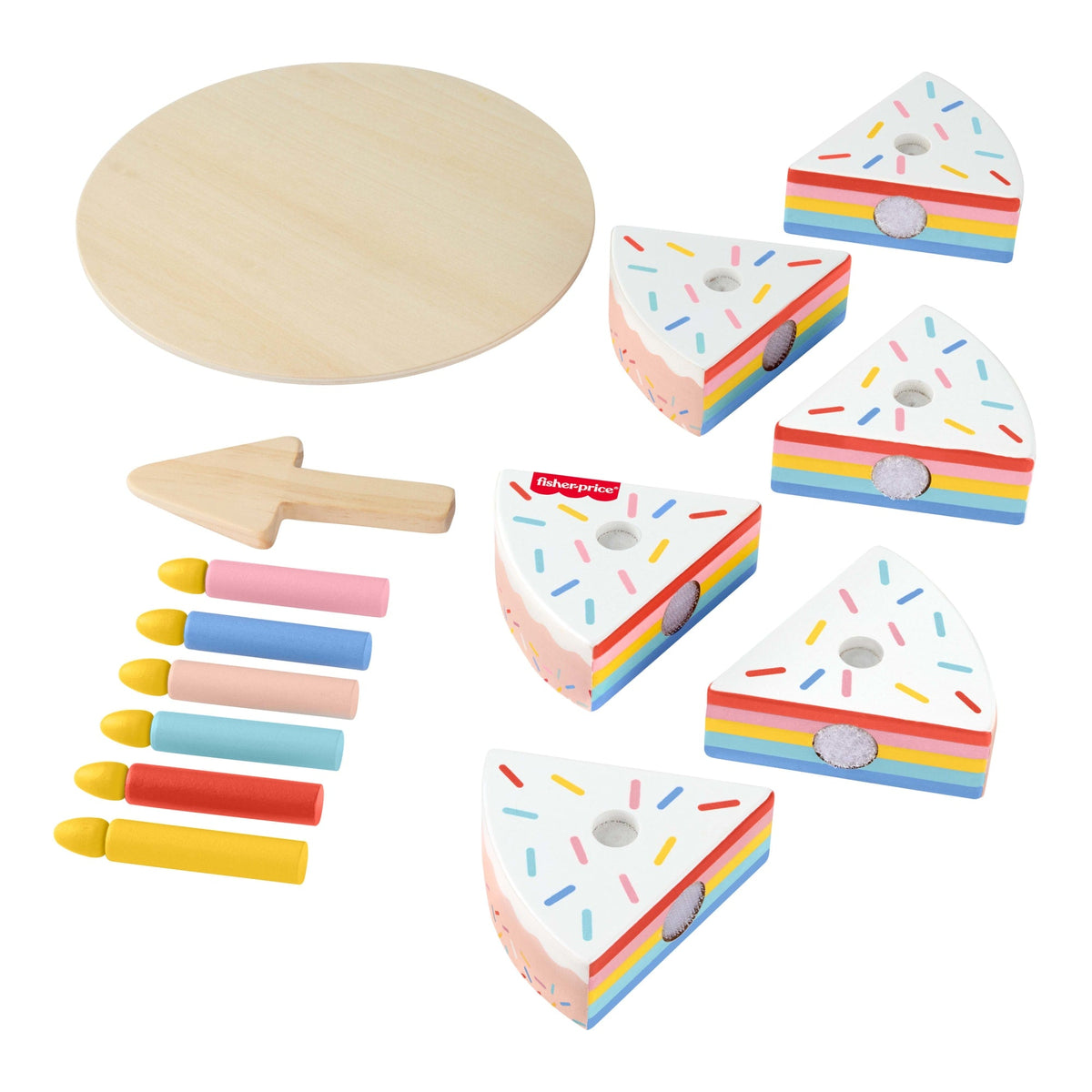 Fisher-Price Gâteau en Bois Coffret