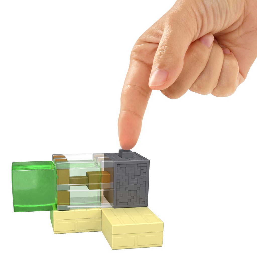 Minecraft Vanilla Figura de Acción 3.25 pulgadas con mecanismo de activación de piedra roja