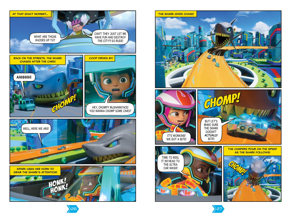 Hot Wheels Let's Race: Racers To The Rescue (Comic Reader)
