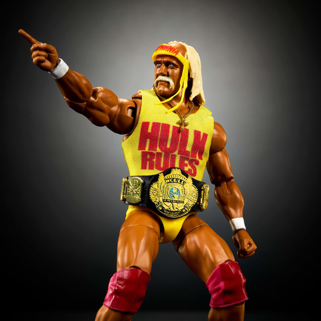 WWE Ultimate Edition Hulk Hogan Action Figure & Accessories Set, 6-inch Collectible