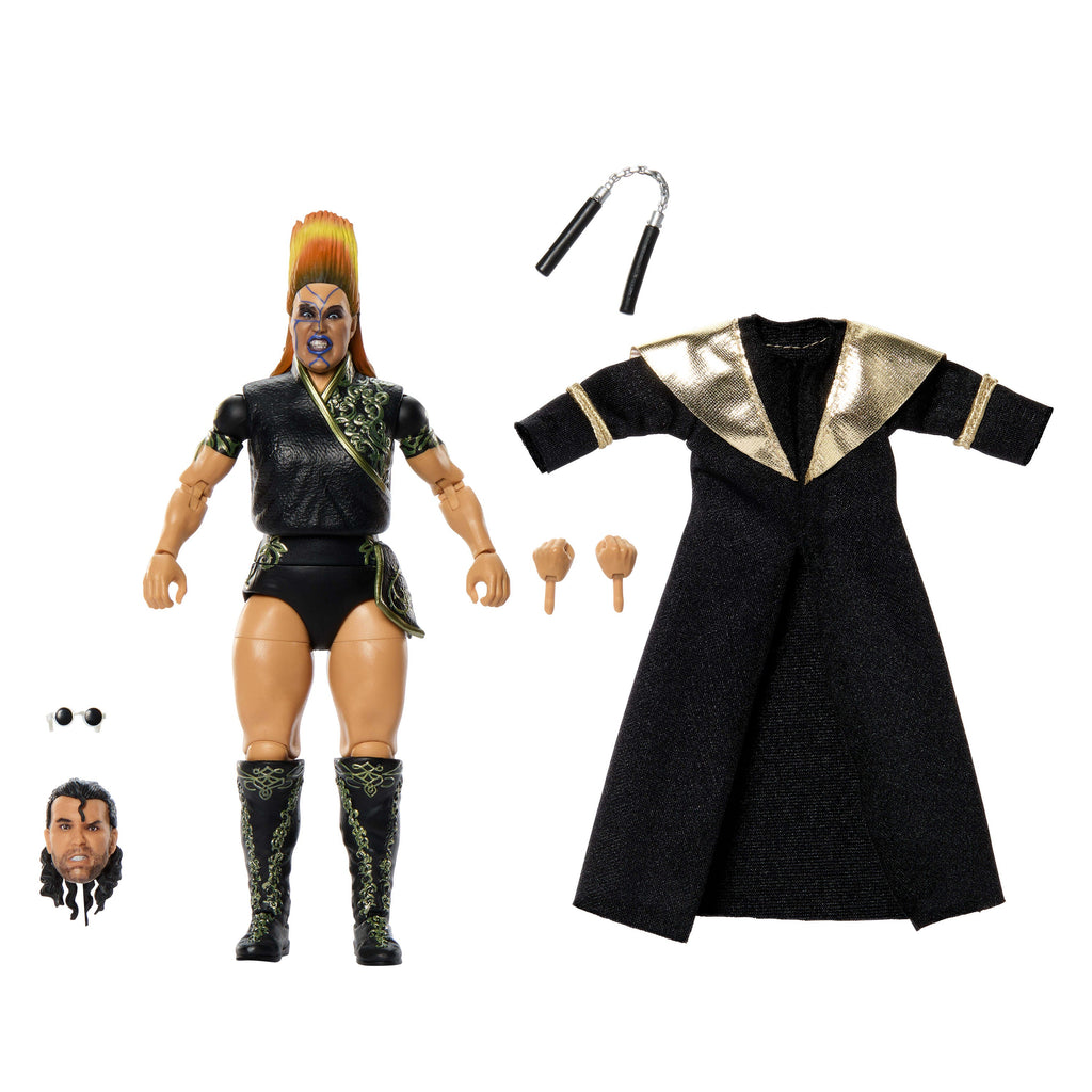 WWE Elite Legends Bull Nakano Action Figure & Accessories, Series 31 6-inch Collectible Set