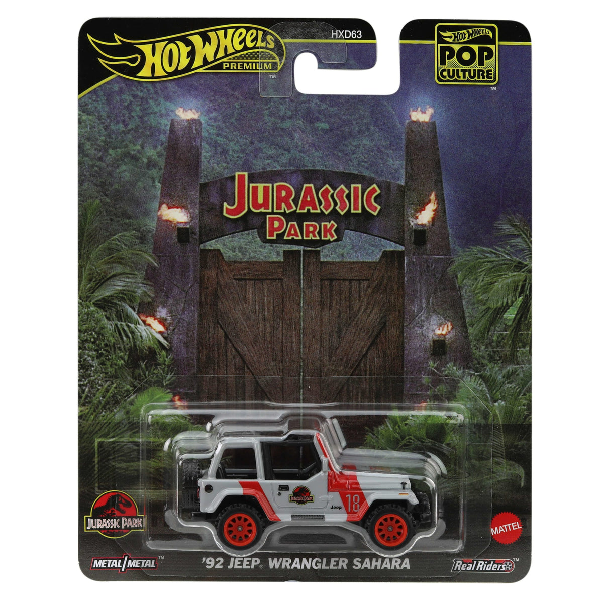 Hot Wheels Collector Vehículo de Colección Auto Jurassic Park Jeep