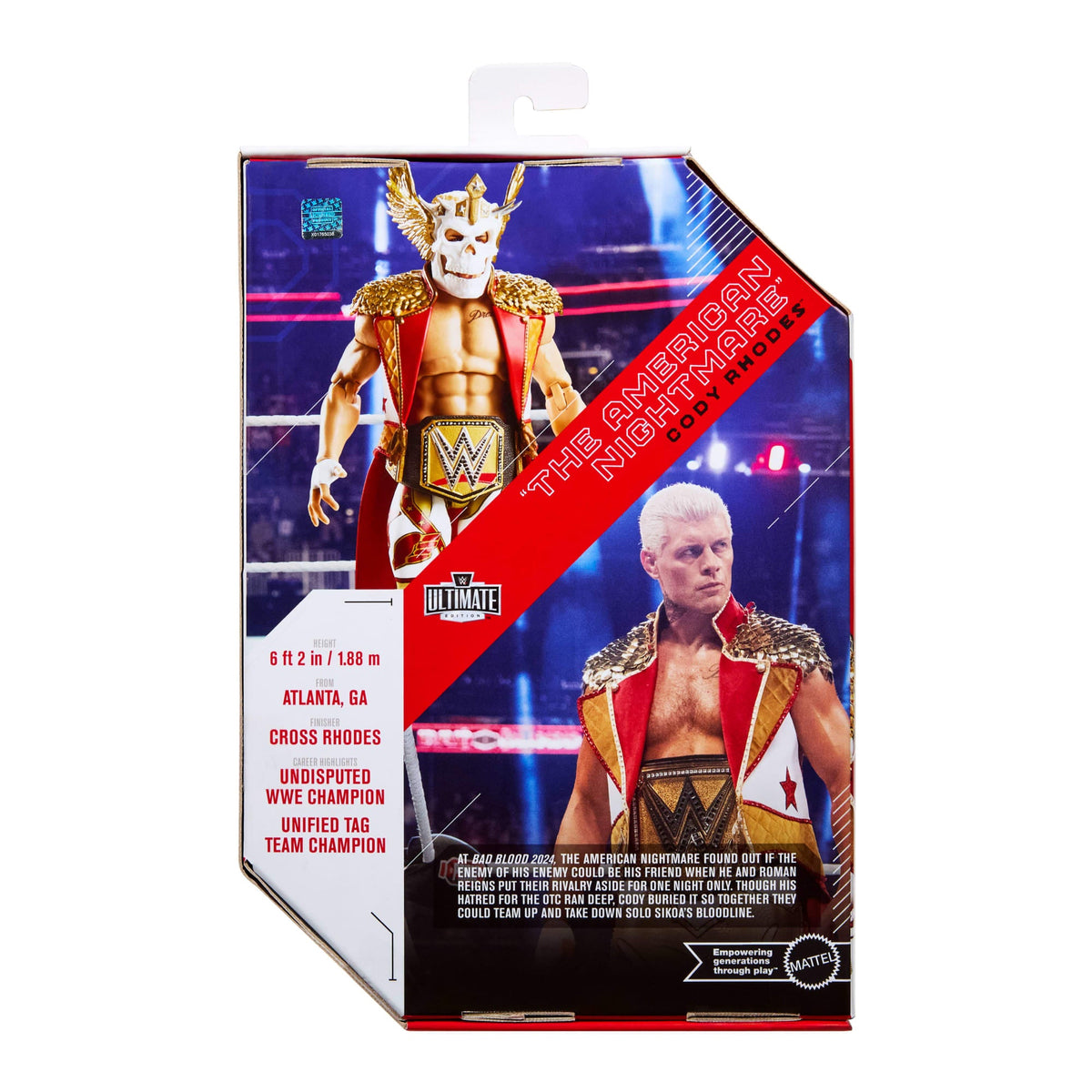 WWE Ultimate Edition Cody Rhodes Action Figure & Accessories Set, 6-Inch Collectible Superstar