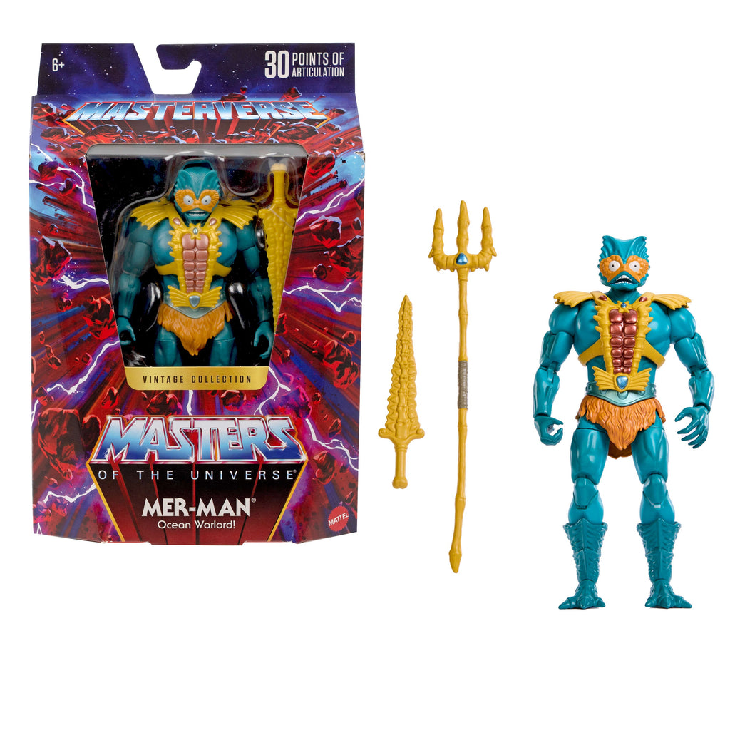 Masters Of The Universe Masterverse Vintage Collection Action Figures, Motu Toys 30 Articulations