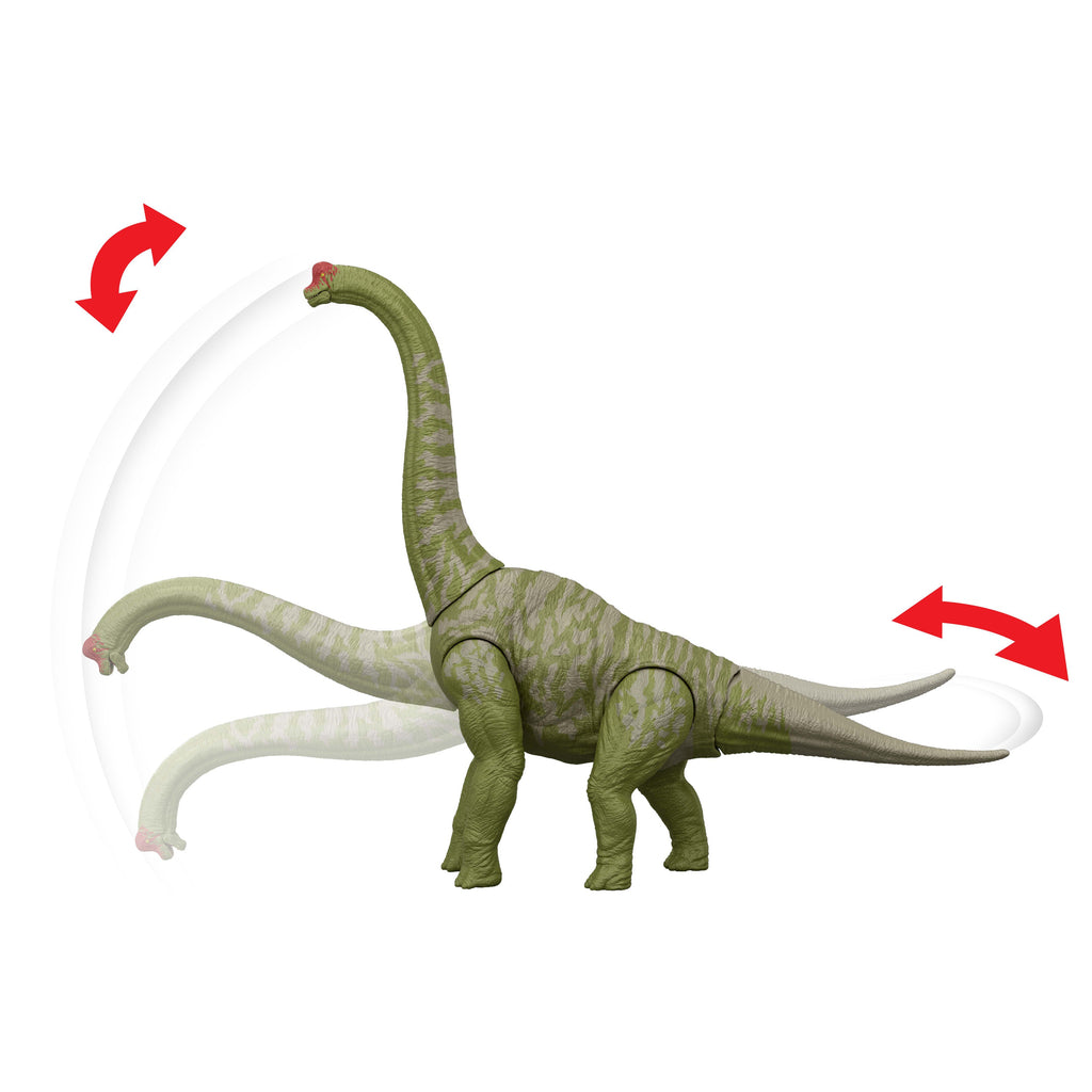 Jurassic World Legacy Collection Brachiosaurus Dinosaur 39 Inch Figure, Jurassic Park IIi Design