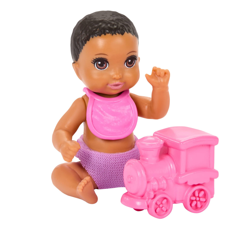 Barbie Skipper Babysitters Inc. Playset With Skipper Doll, Toddler Doll, High Chair & 8 Accessories