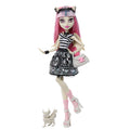 Monster High Boo-Riginal Creeproduction Rochelle Goyle Doll With Diary, Doll Stand And Pet