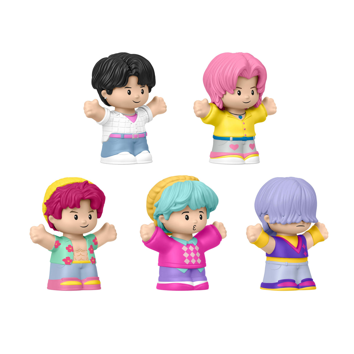 Coffret KPop demon Hunters: Saja Boys Little People Collector en Édition Spéciale, 5 Figurines