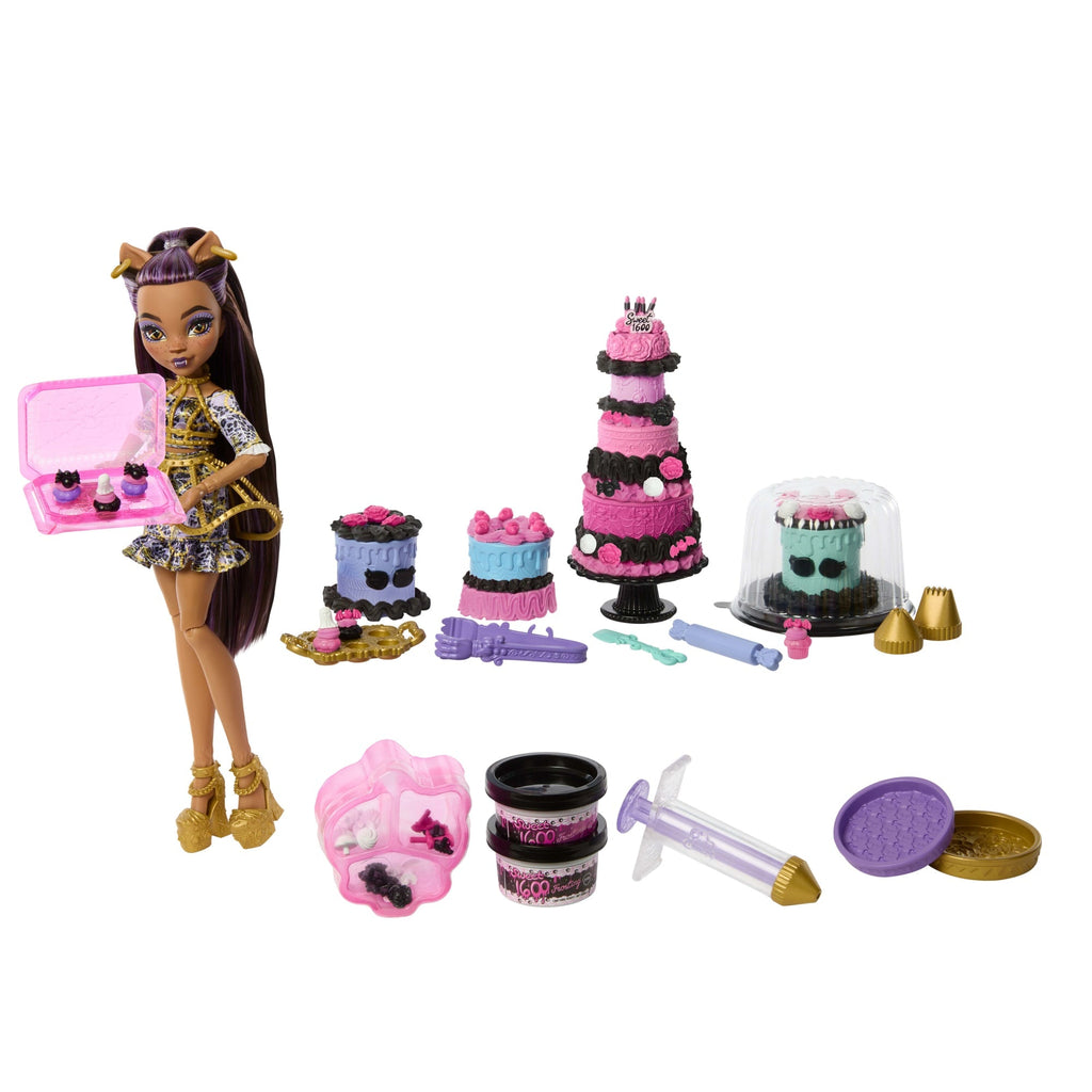 Monster High-Kit Gâteau D’Anniversaire Clawdeen Wolf