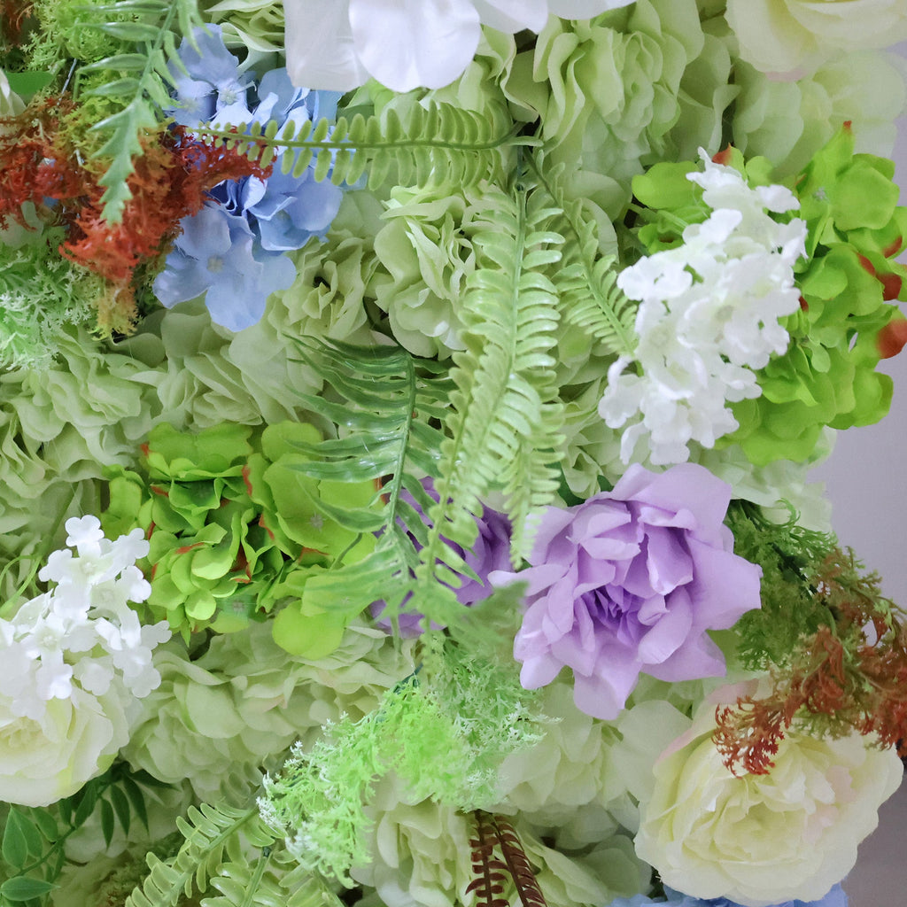 ValarFlowers Heartfelt Multicolor Floral Extravaganza Wall: A Romantic & Vibrant Masterpiece for Unforgettable Celebration-VF-520