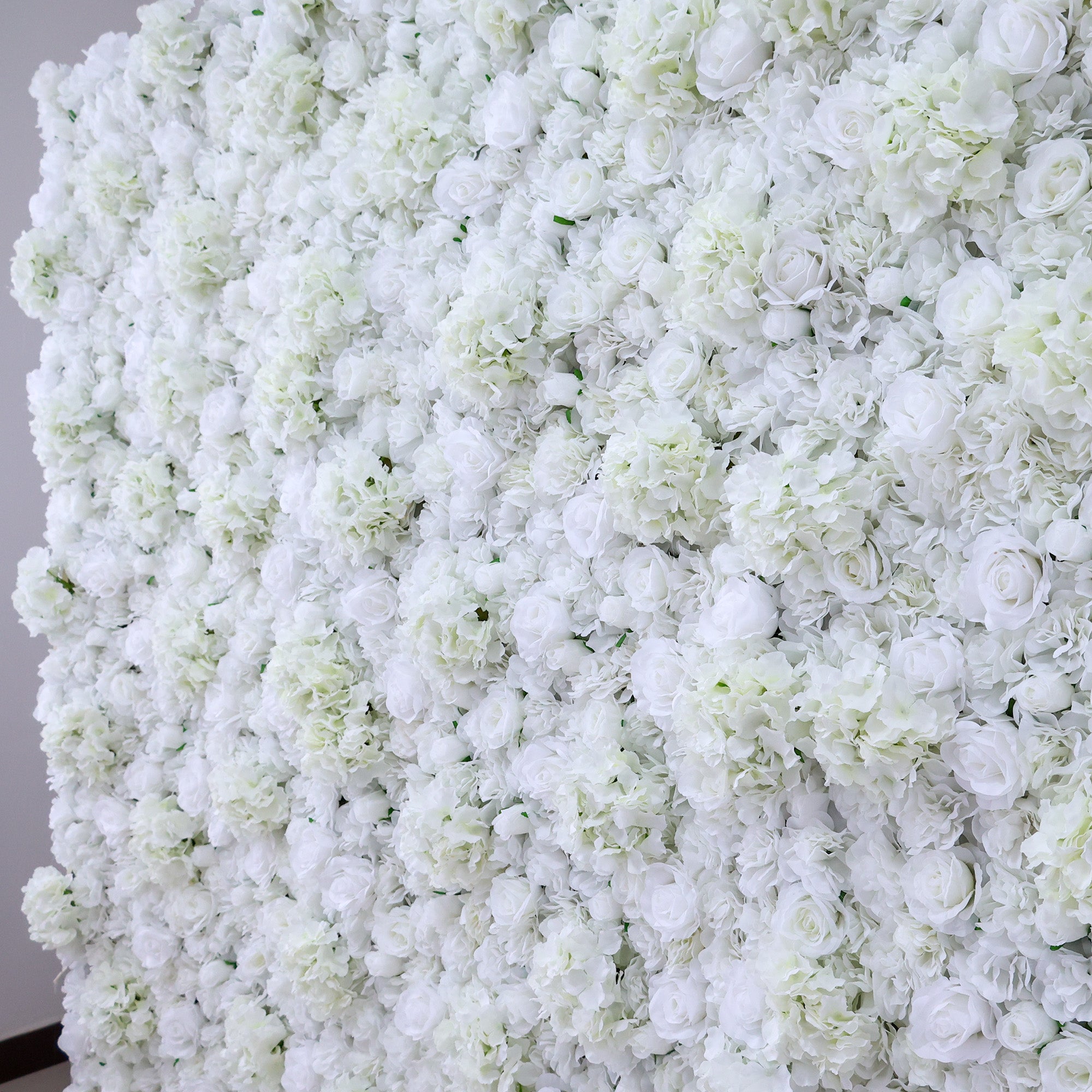 ValarFlowers All - White Floral Wall: A Pure. Elegant Masterpiece for Timeless Celebrations-VF-551