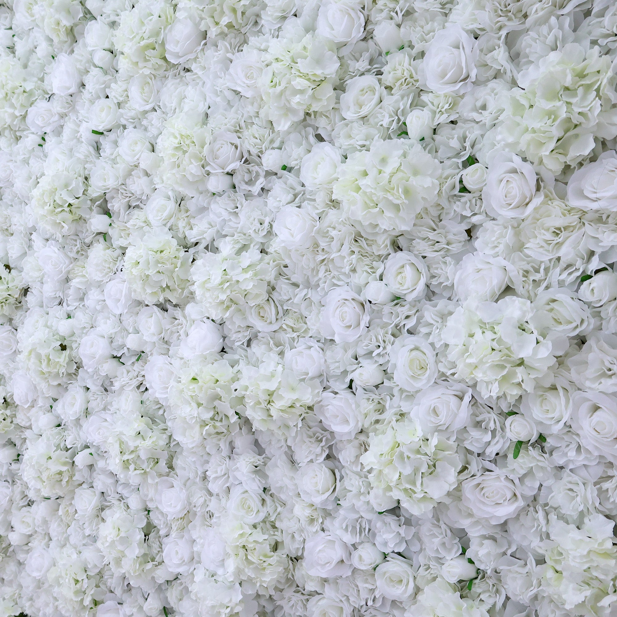 ValarFlowers All - White Floral Wall: A Pure. Elegant Masterpiece for Timeless Celebrations-VF-551