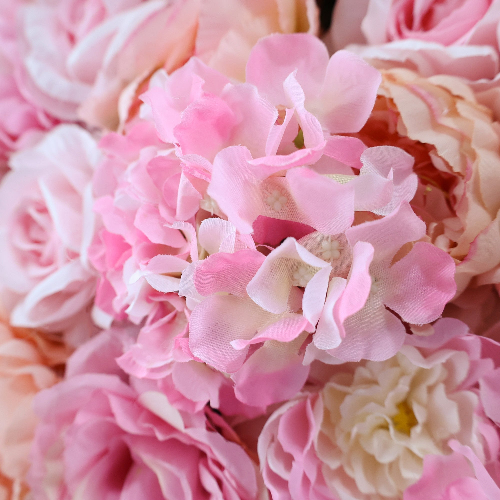 ValarFlowers Blush & Peach Floral Extravaganza Wall: A Romantic. Dreamy Masterpiece for Enchanting Celebrations-VF-548