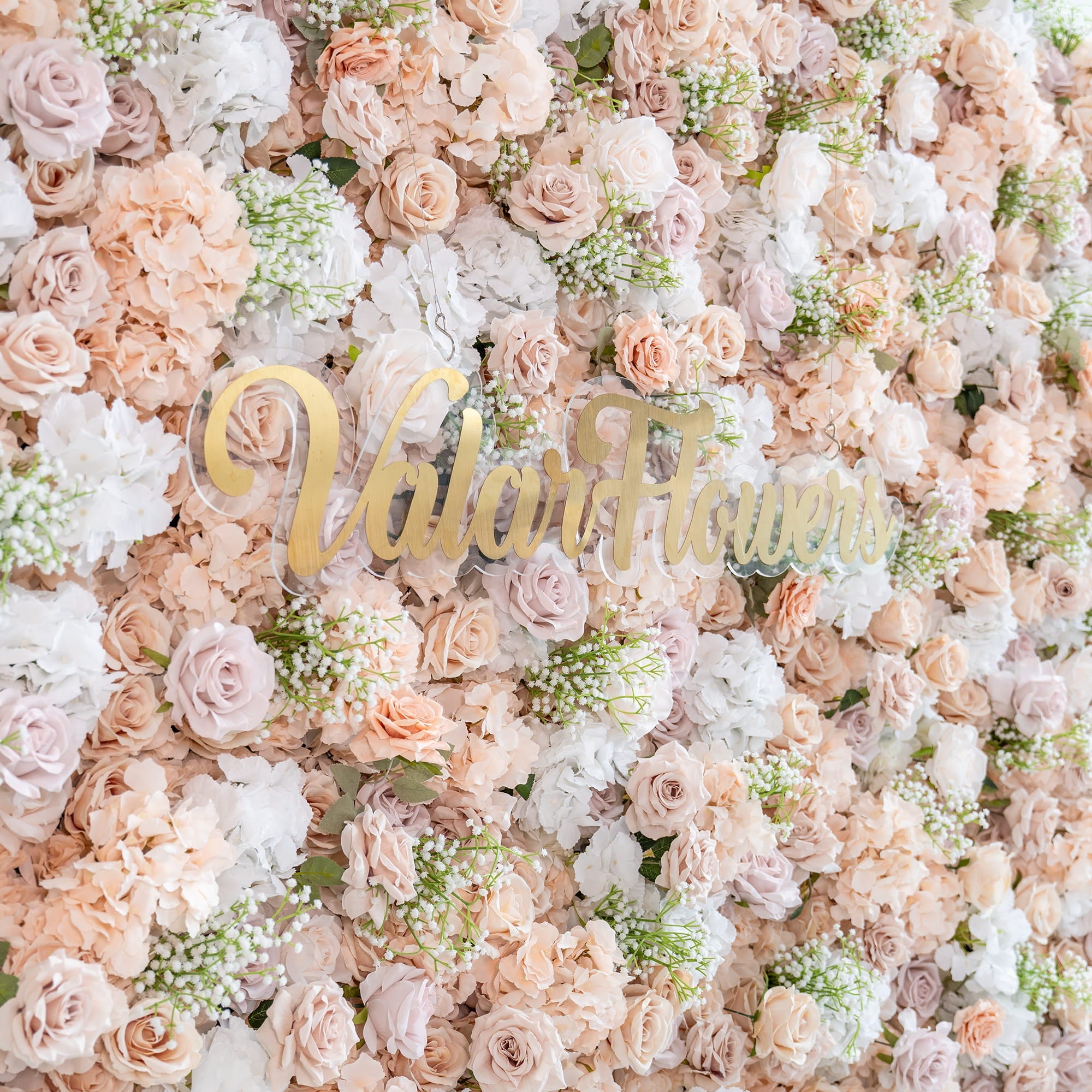 Luxurious Floral Backdrop - Elegant White. Blush. and Nude Artificial Flower Wall for Weddings. Events. and Special Occasions-VF-374-1