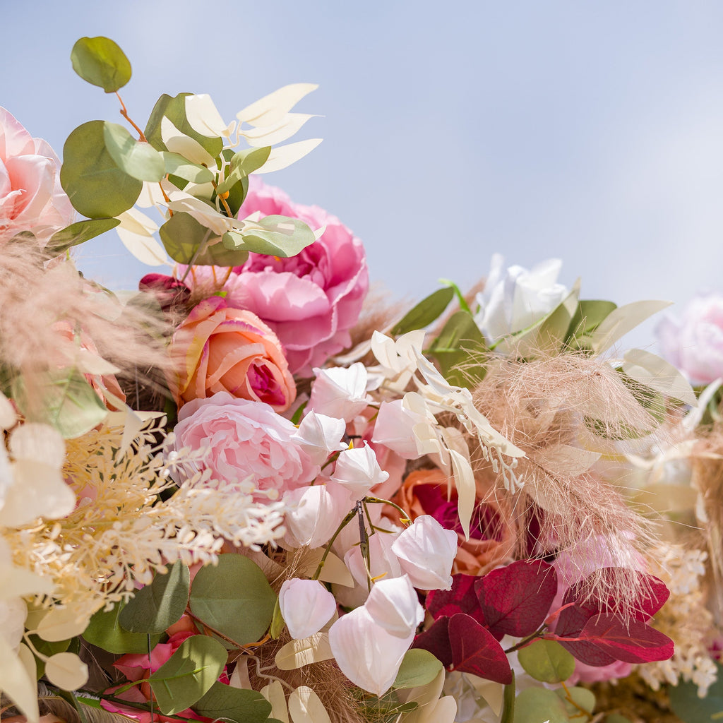 ValarFlowers Luxurious Artificial Flower Wall Backdrop for Wedding & Event Decor VF-327