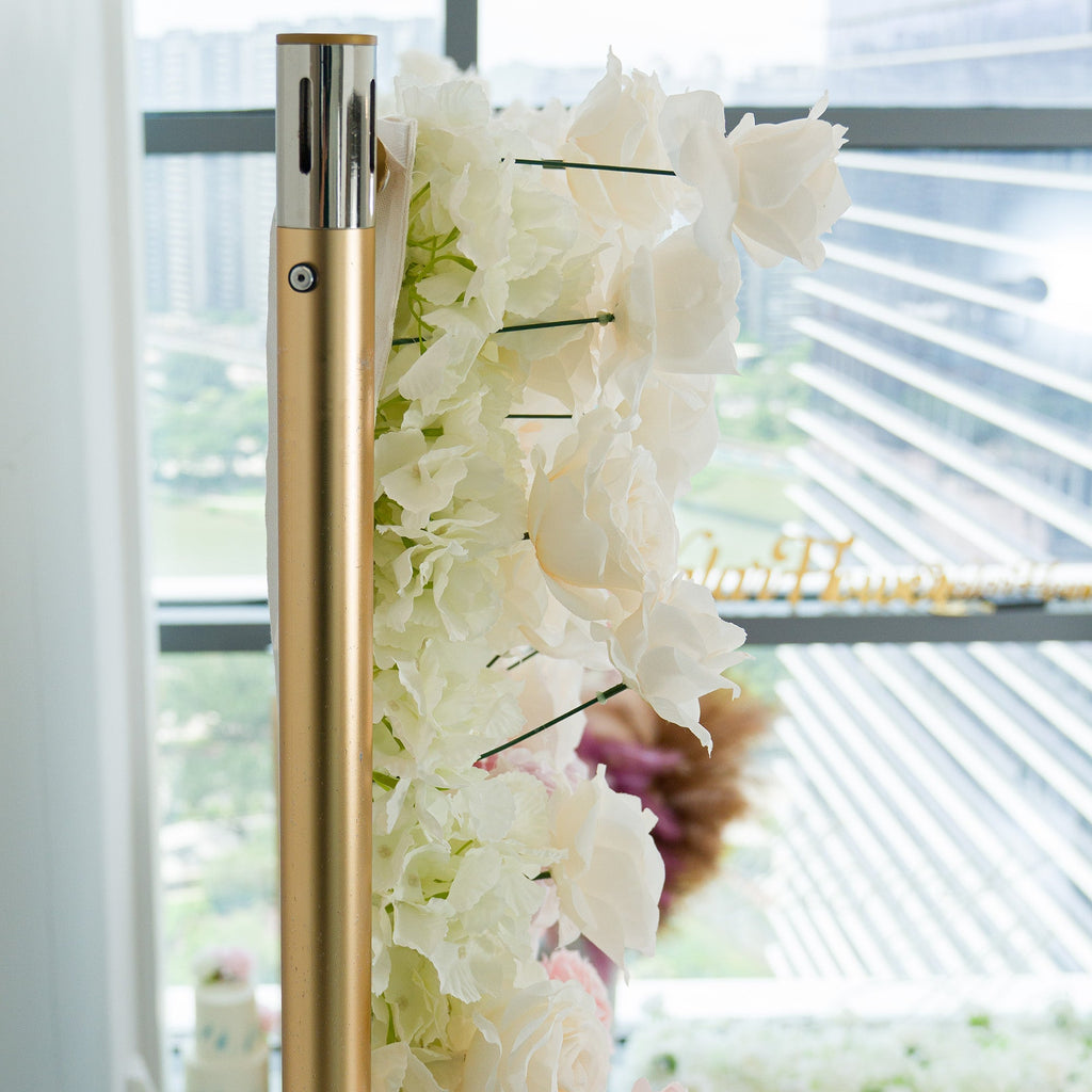 5D ValarFlowers Ombre Rainbow Artificial Flower Backdrop: A Breathtaking Floral Masterpiece for Events-VF-828-2