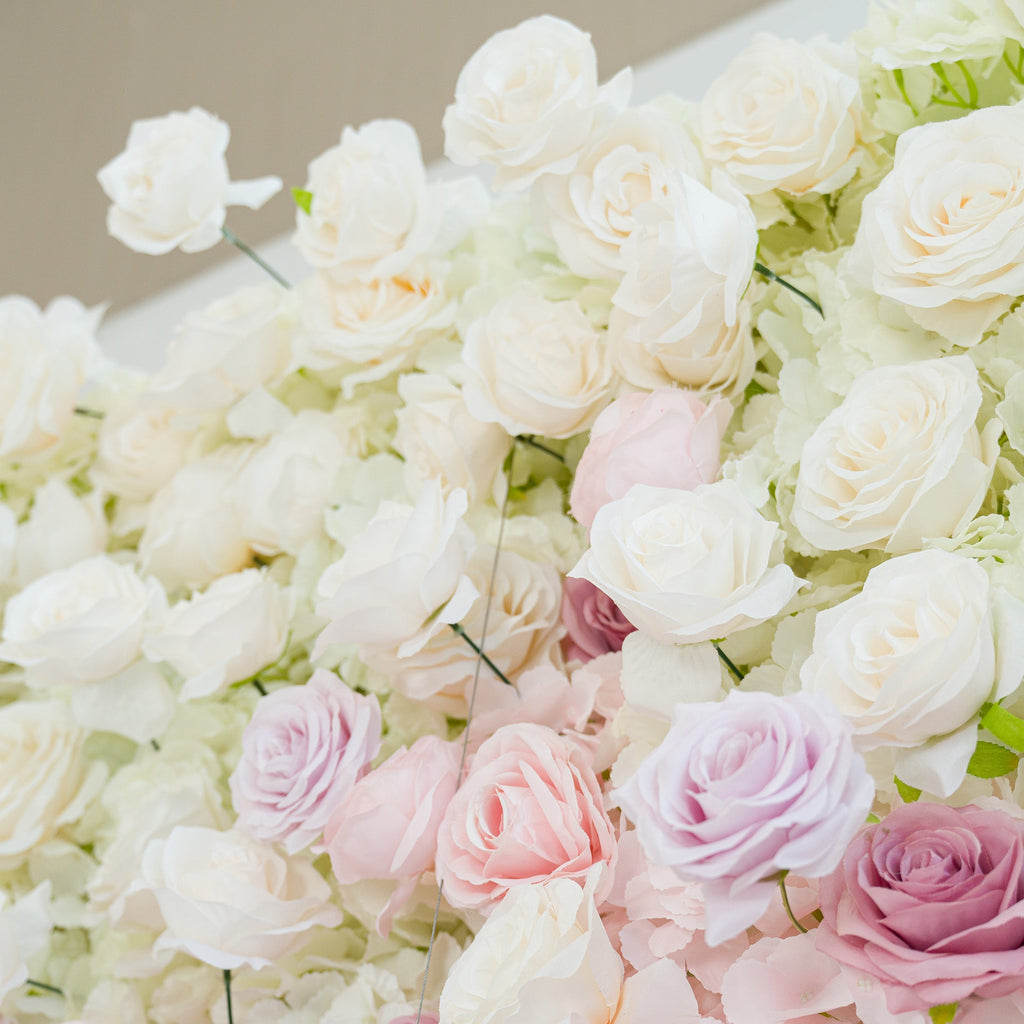 5D ValarFlowers Ombre Rainbow Artificial Flower Backdrop: A Breathtaking Floral Masterpiece for Events-VF-828-2