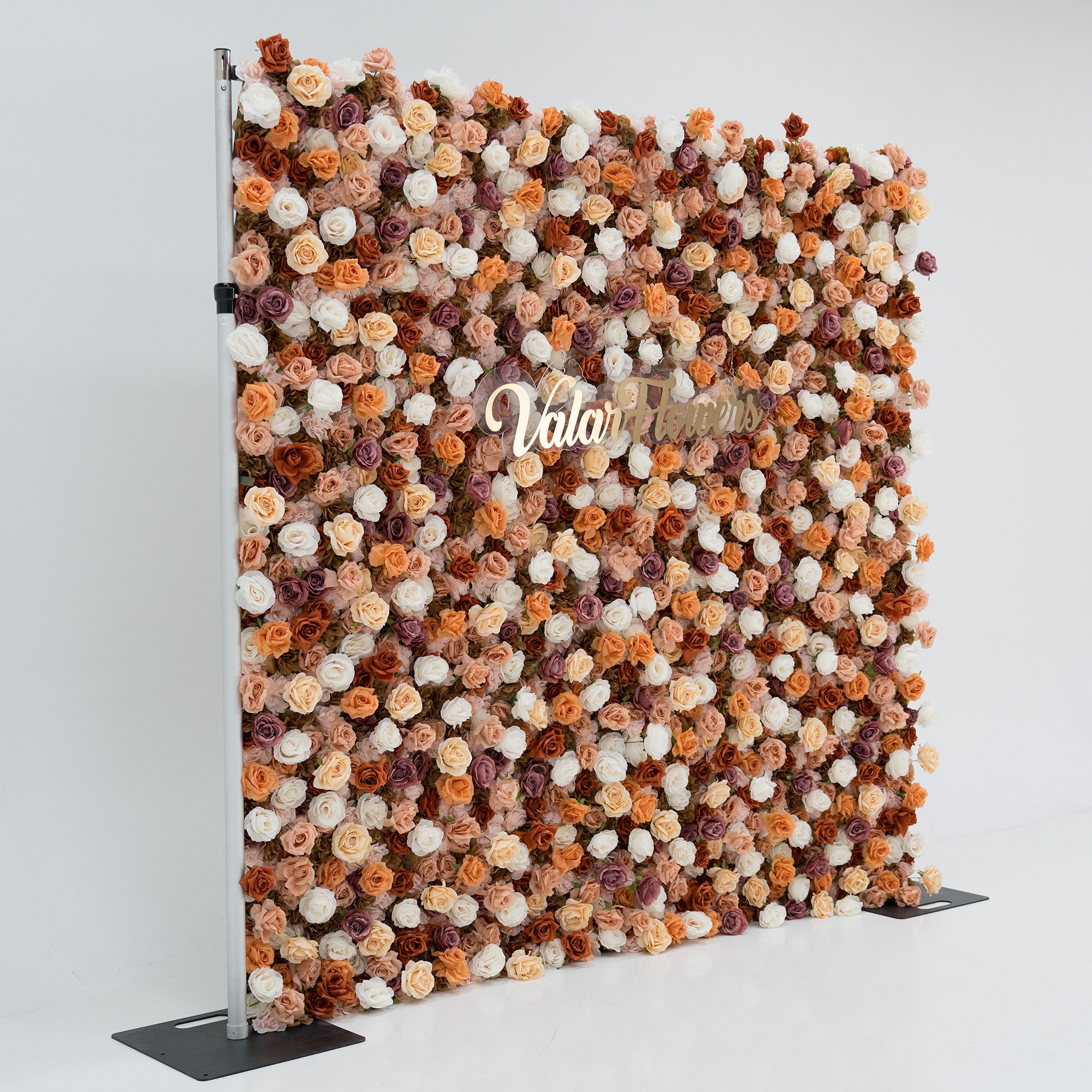 ValarFlowers 3D Autumn - Toned Floral Wall Backdrop: Warm & Luxurious Event Centerpiece-VF-580