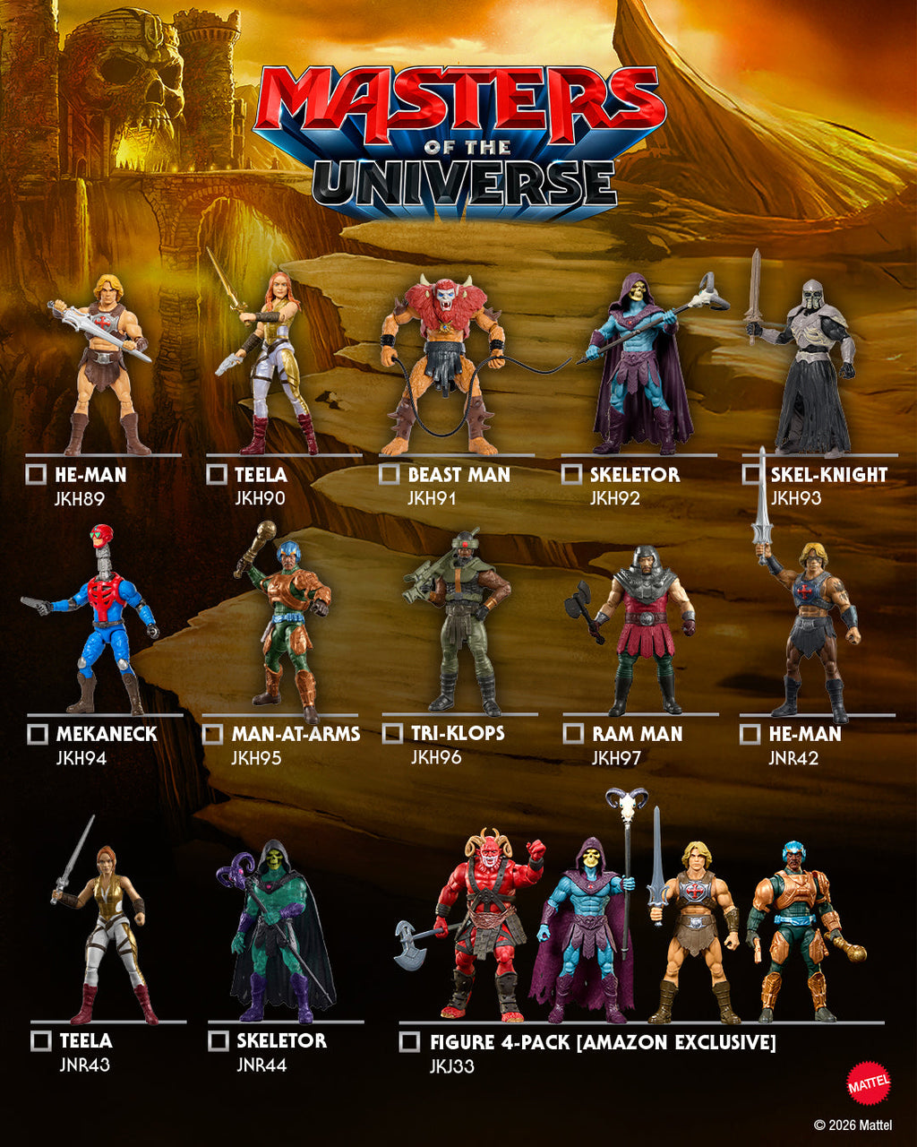 Masters Of The Universe 2026 Movie Skel-Knight Action Figure