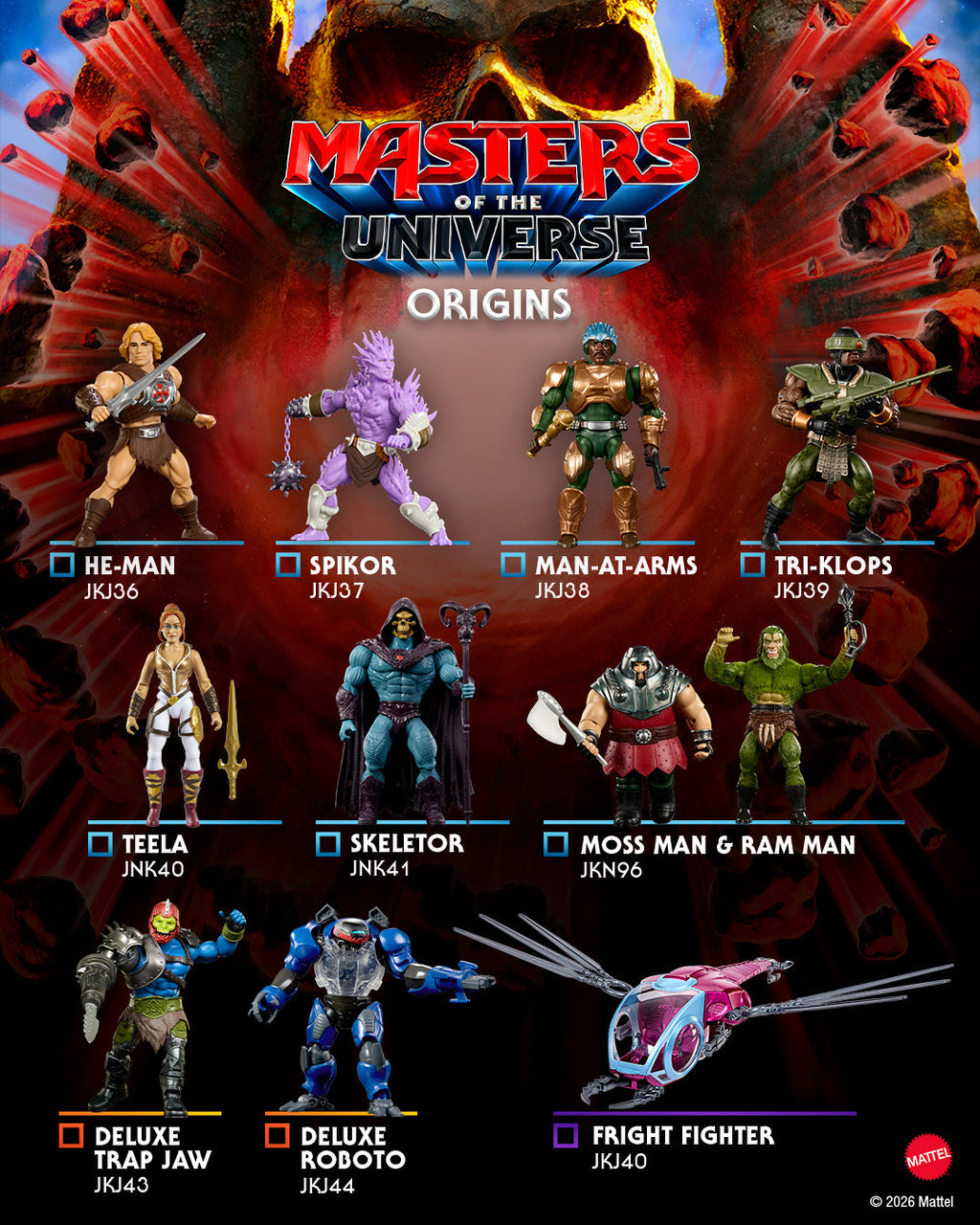 Masters Of The Universe Origins Spikor 2026 Movie 5.5 inch Action Figure Villain Toy
