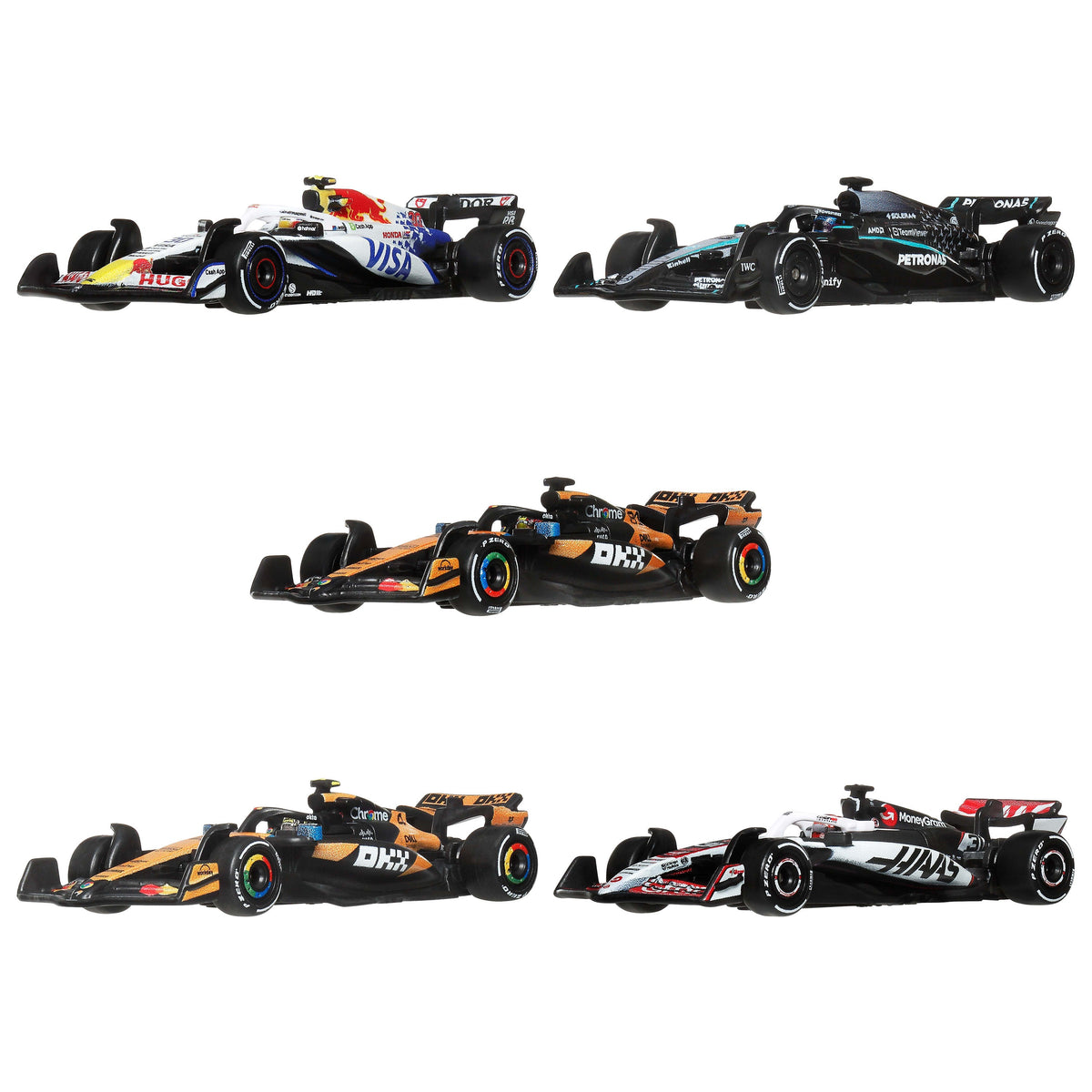 Hot Wheels 1:64 Scale Premium Die-Cast Formula 1 Collectible Toy Race Car